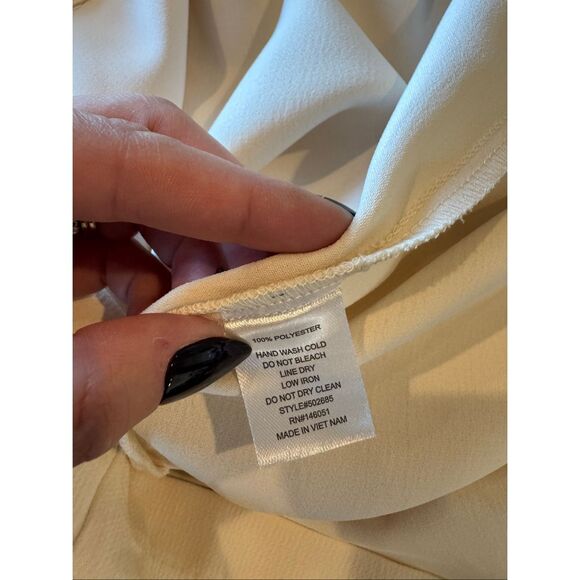 NEW Song of Style Aimee Song Cream Strapless Mini Dress Medium - Picture 8 of 8